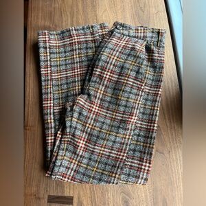 Free People Plaid Pants size 0